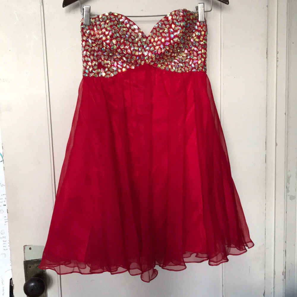 Short Red Prom Dress